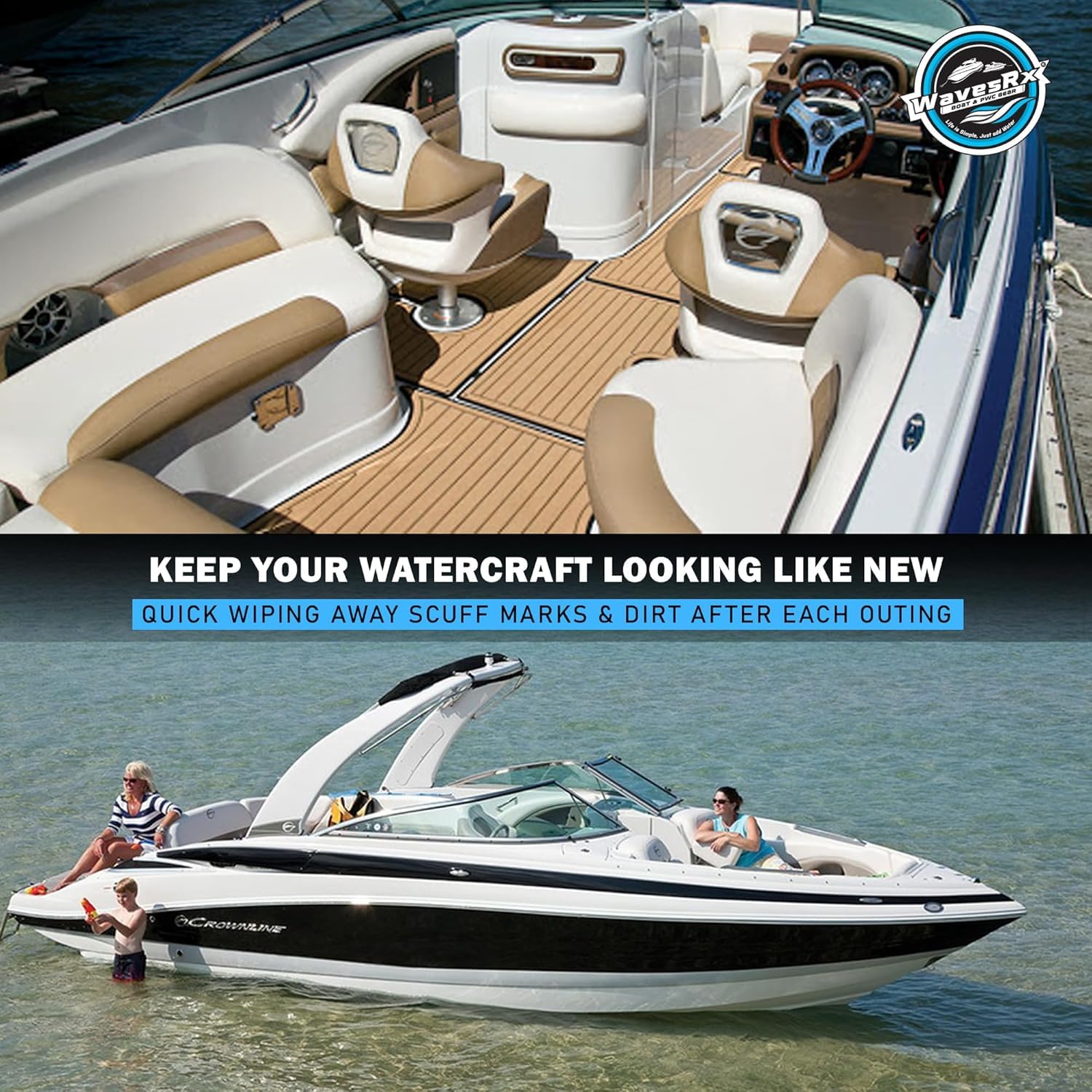 Marine Scuff and Dirt Eraser Sponges for Boats Jet Ski and PWC