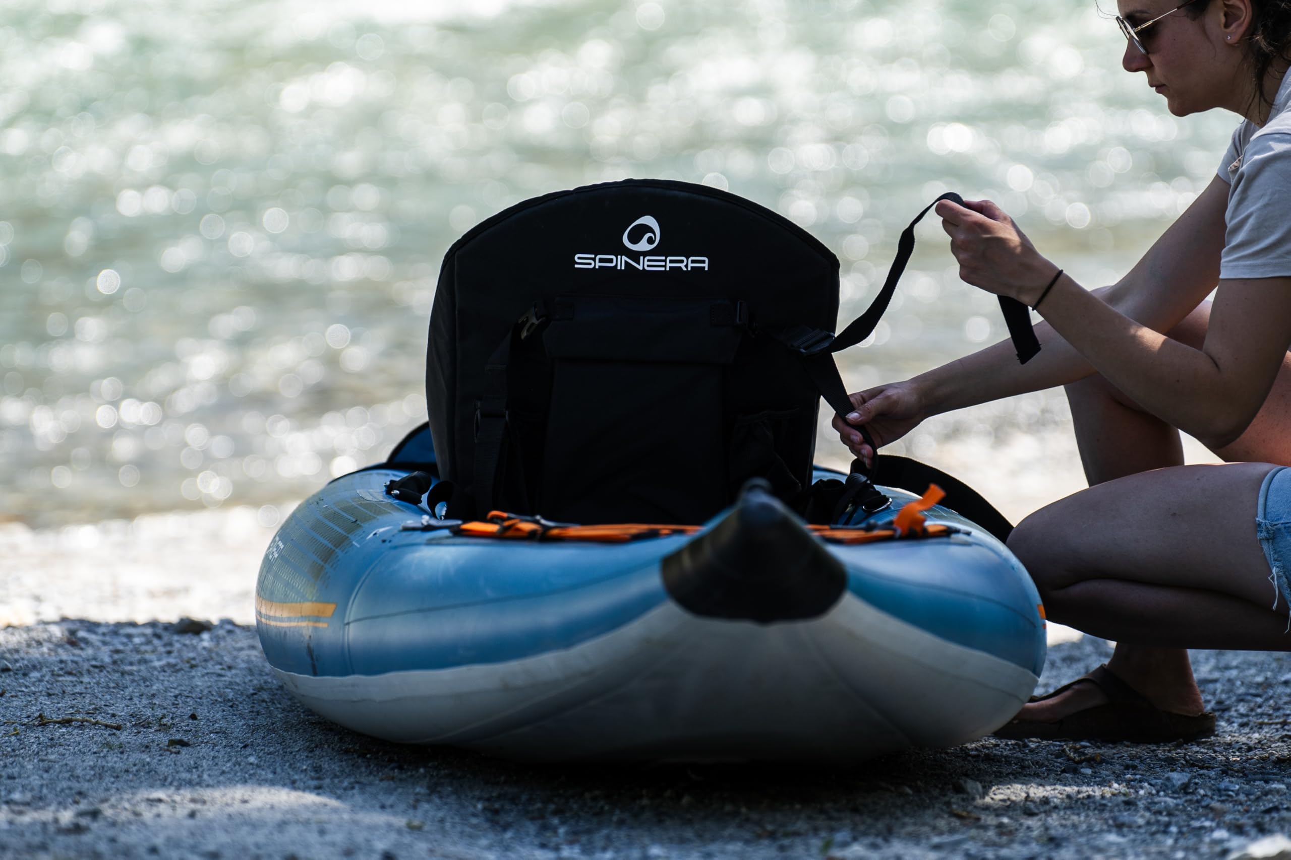 One to Three Person Inflatable Recreational Kayak with Drop Stitch Floor