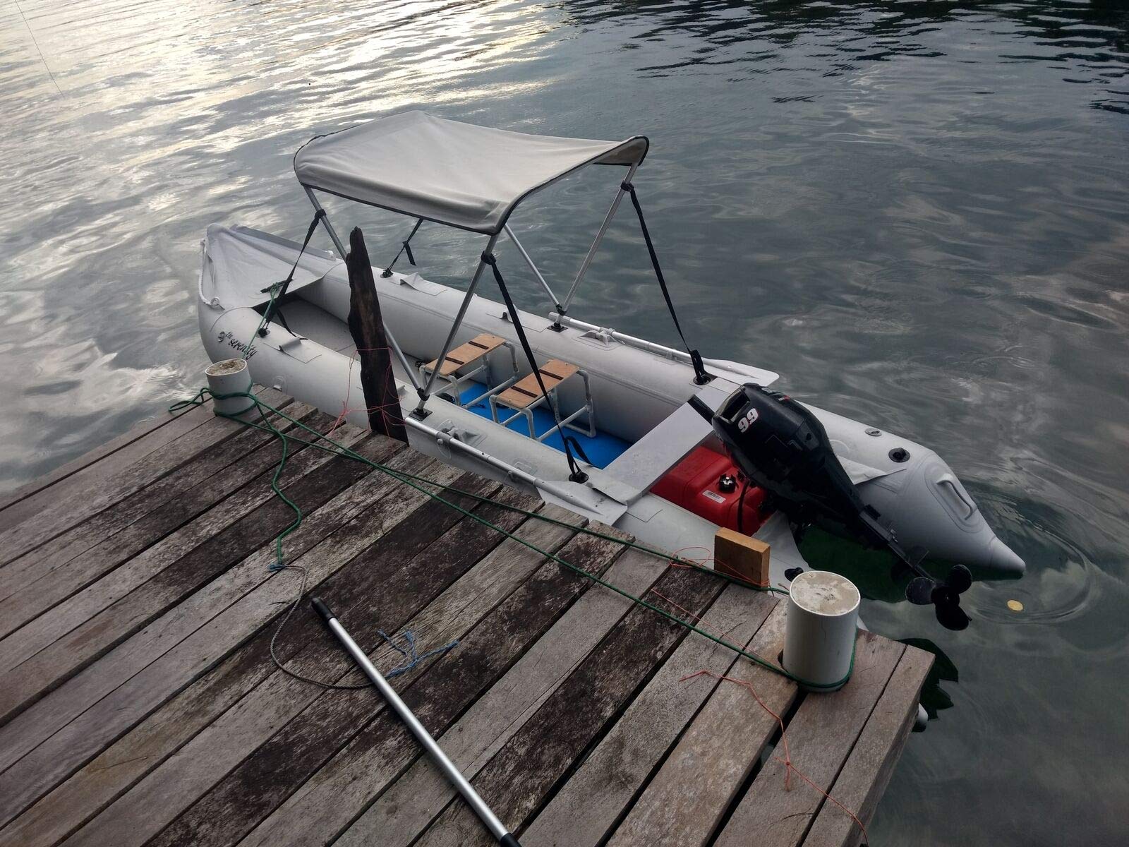 15 ft Four Person Inflatable Kayak Canoe Boat
