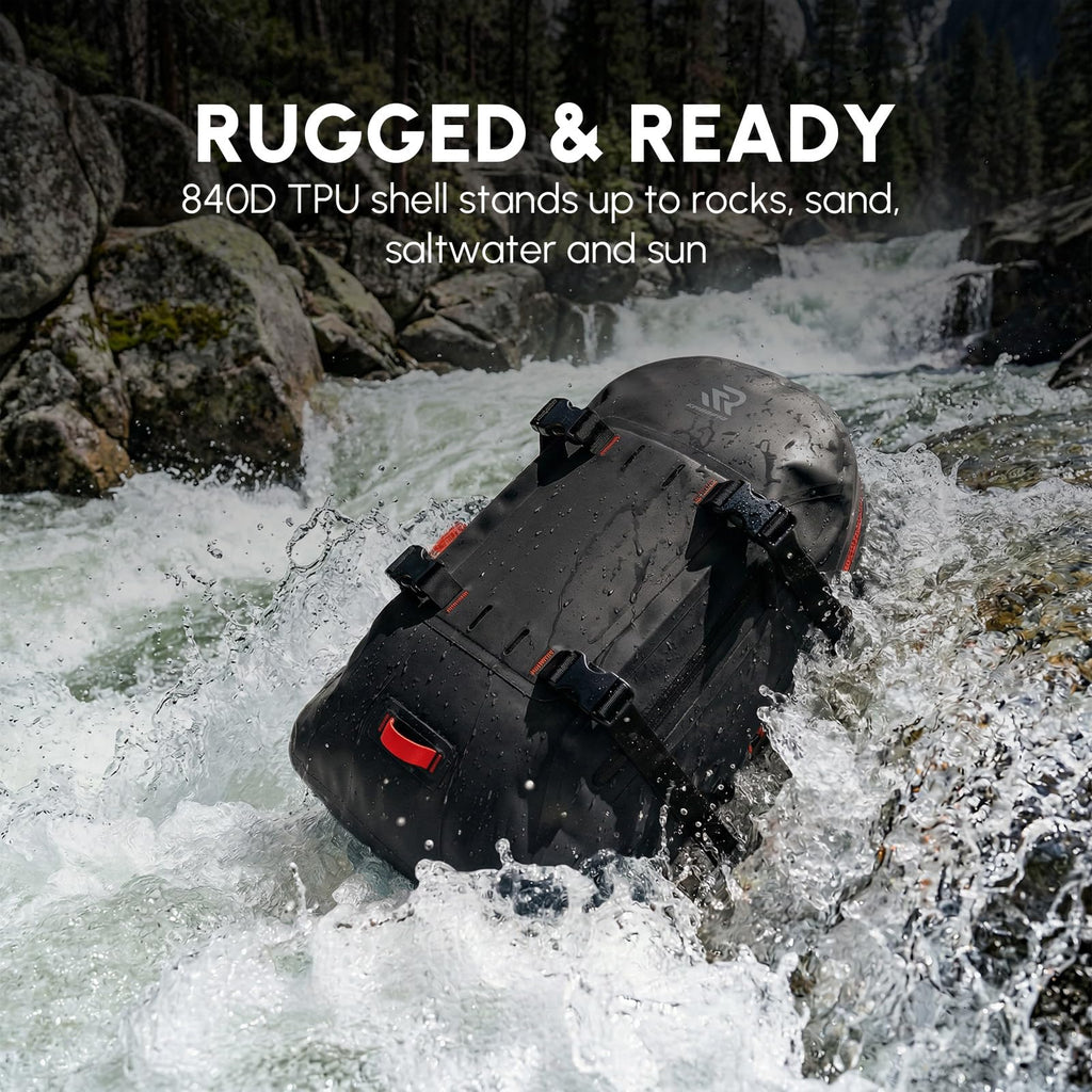 30L IPX7 Waterproof Backpack Dry Bag for Kayaking and Paddle Boarding