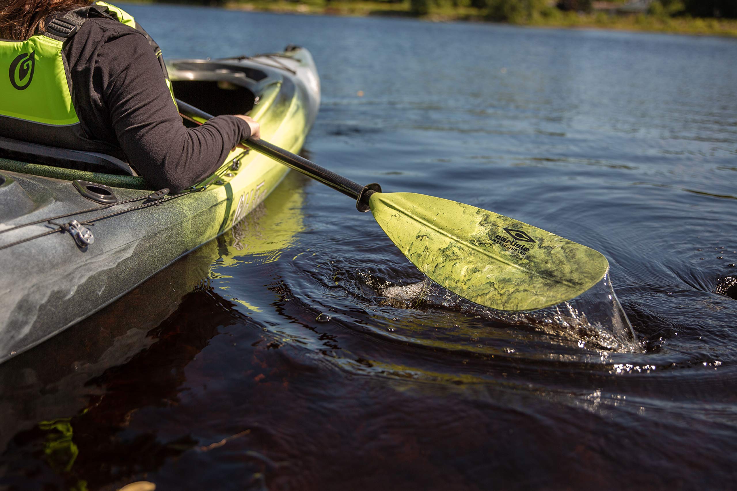 Angler Kayak Paddle with Polypropylene Blades and Fiberglass Shaft