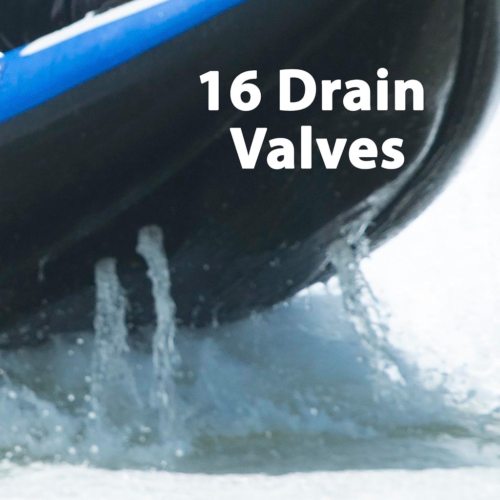 Self Bailing Inflatable Kayak with Drop Stitch Floor for Fishing Touring
