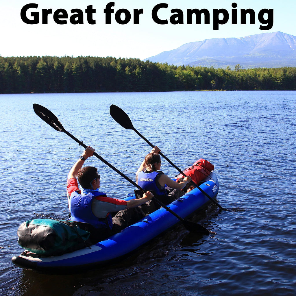Self Bailing Inflatable Kayak with Drop Stitch Floor for Fishing Touring