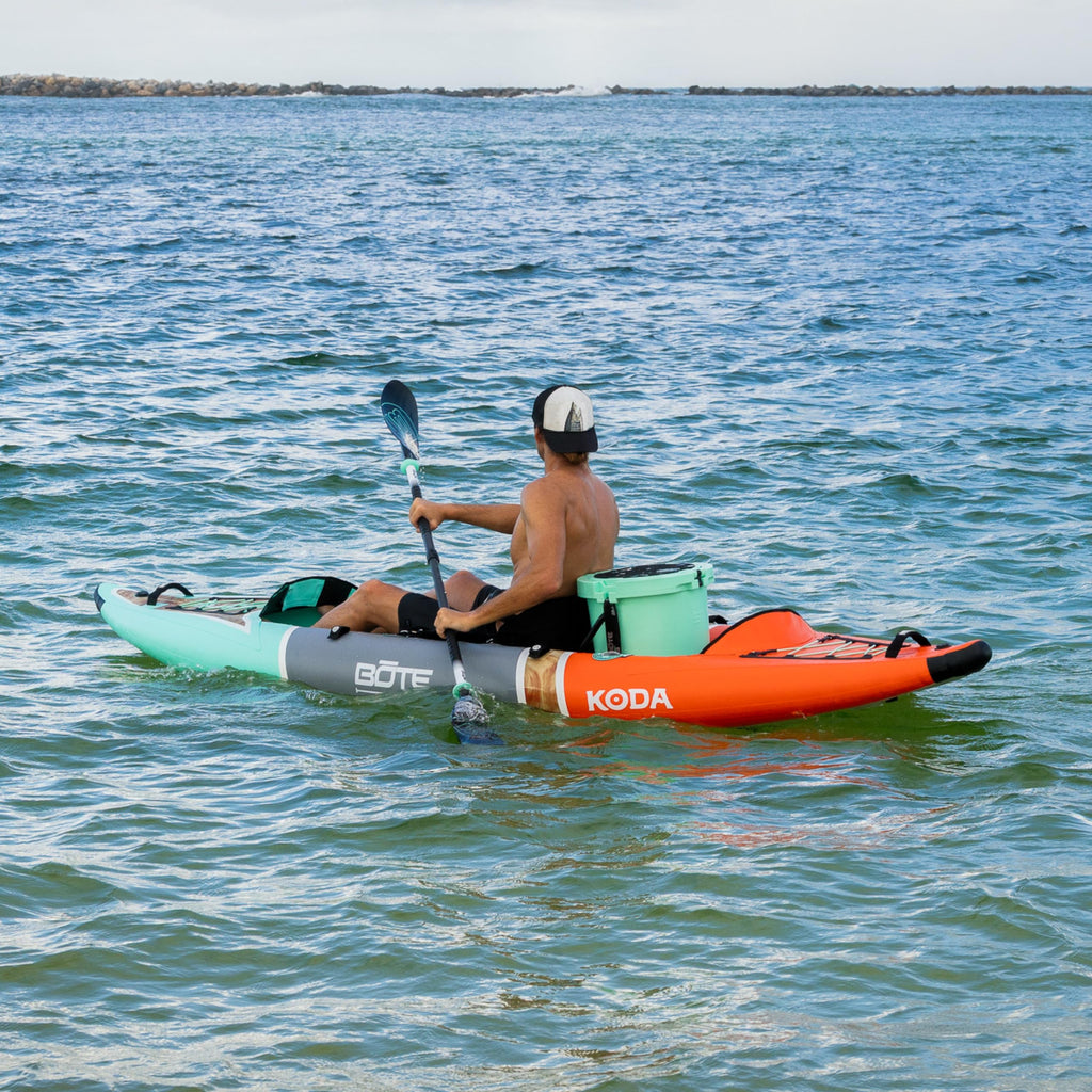 Packable Inflatable Kayak for Single Rider Fishing Adults Kids Family