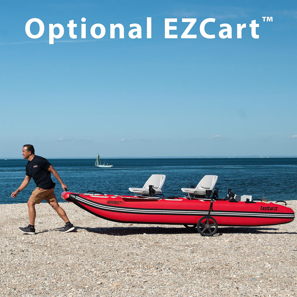 Two to Four Person High Pressure Drop Stitch Inflatable Catamaran Boat