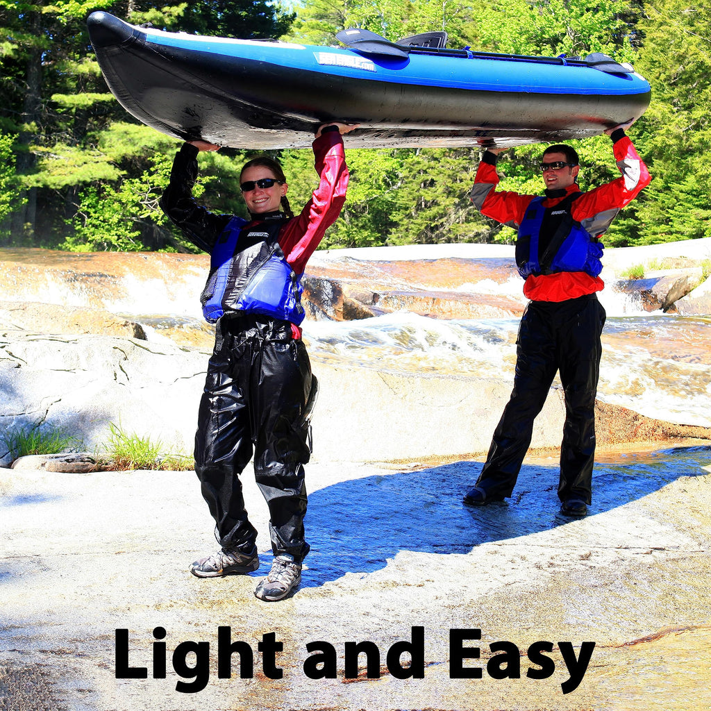 Self Bailing Inflatable Kayak with Drop Stitch Floor for Fishing Touring